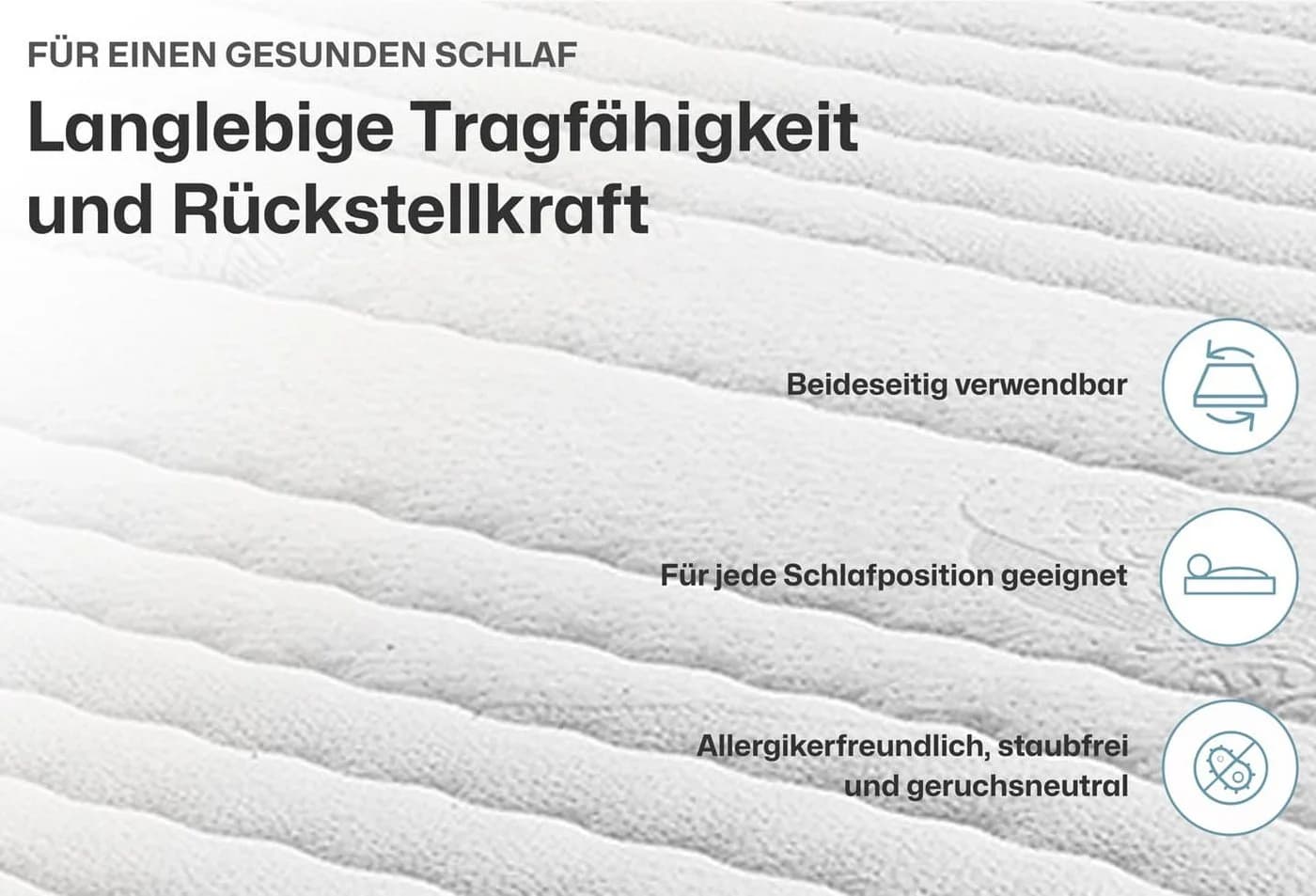 Ravensberger Matratzen Kinder- und Jugendmatratze NATURA 100% Naturlatex 7 Zonen - Bild 3