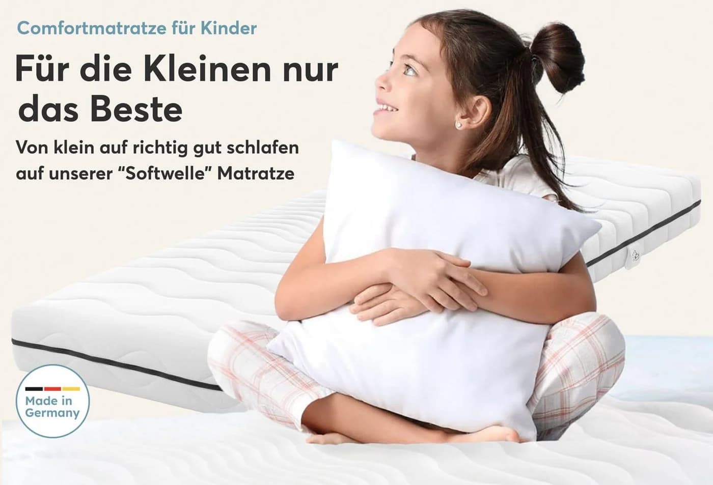 Ravensberger Kinder- und Jugendmatratze Softwelle H1/H2 80x200 cm - Bild 3