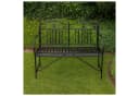 HTI-Living Gartenbank Celia Schwarz Metallbank Bild 3