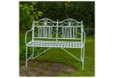 HTI-Living Gartenbank Celia Creme Metallbank Nostalgisch Bild 3