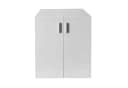 HTI-Living Mehrzweckschrank Kommode 2 Regalfächer Weiß Bild 2