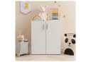 HTI-Living Mehrzweckschrank Kommode 2 Regalfächer Weiß Bild 3