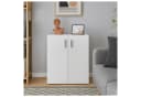 HTI-Living Mehrzweckschrank Kommode 2 Regalfächer Weiß Bild 4