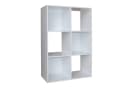 HTI-Living Standregal Weiß 6 Fächer Bild 1