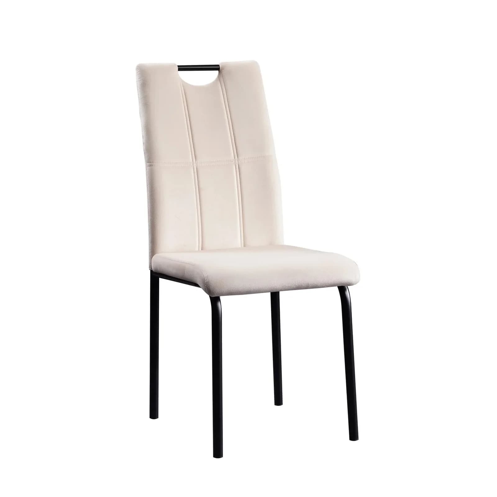 HTI-Living Stuhl Denton Velvet - Samt Esszimmerstuhl mit Ziernähten