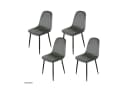 HTI-Living 4er Set Stühle Savannah Skandinavisches Design Bild 2