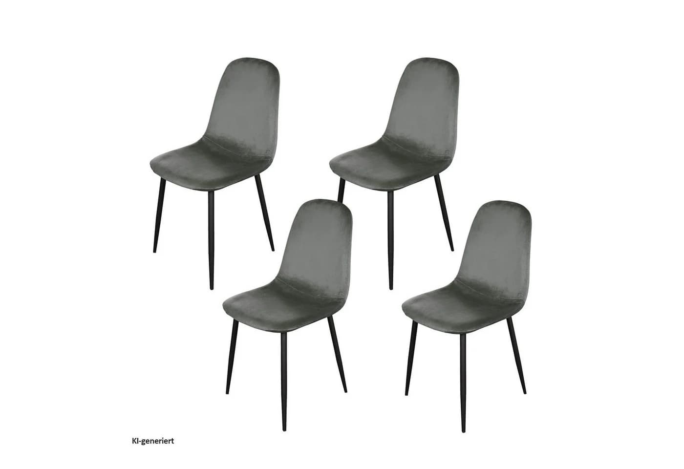 HTI-Living 4er Set Stühle Savannah Skandinavisches Design - Bild 2