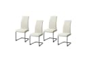 HTI-Living Freischwinger Schwingstuhl SallyP PU Beige (4er Set) Bild 2