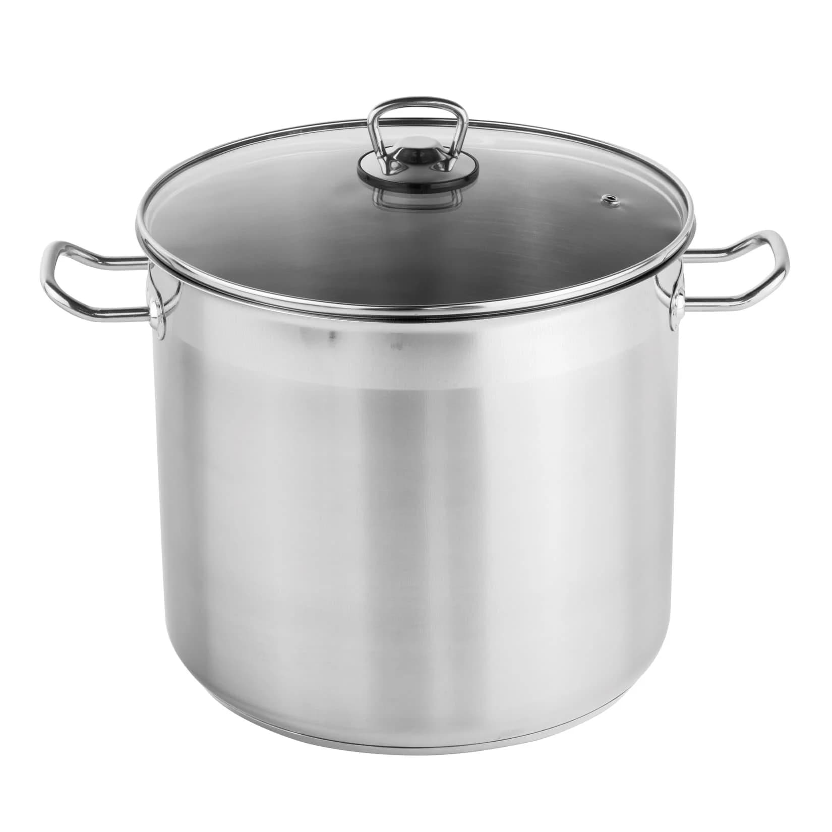 neuetischkultur Universaltopf mit Glasdeckel 15L Edelstahl