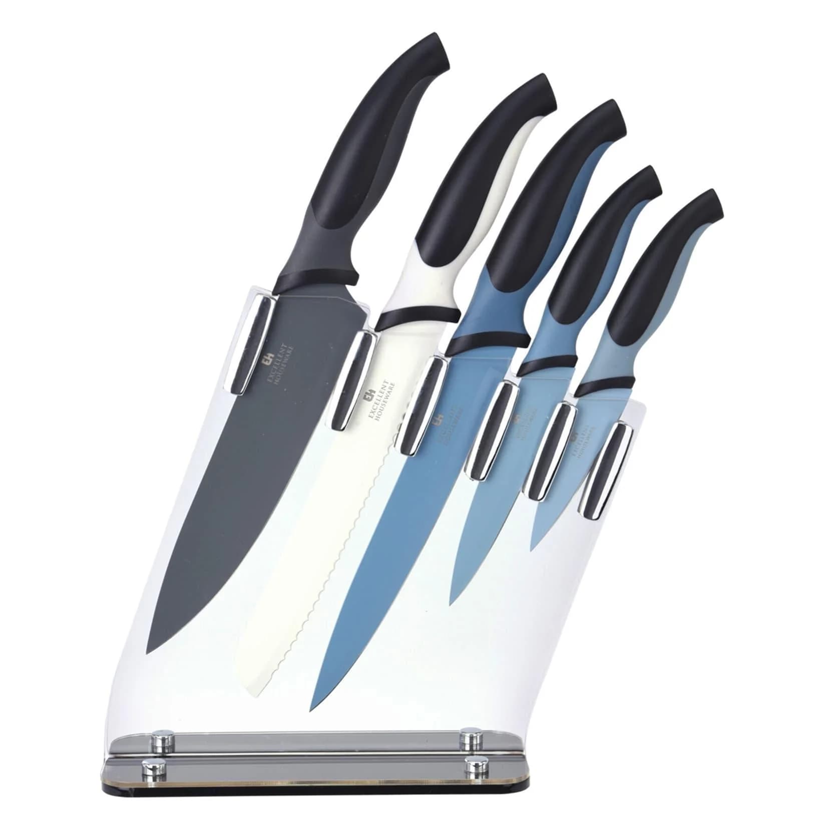 Neuetischkultur Messer Set gefärbt 5-teilig