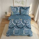 Buymax Bettwäsche Wave 3-tlg. Renforcé 100% Baumwolle Blau Bild 3
