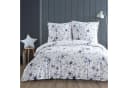 Buymax Bettwäsche Renforcé 3-teilig 200x220 cm Baumwolle Sterne Weiß Bild 2