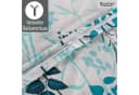 Buymax Bettwäsche Blue Garden 2-tlg. 100% Baumwolle Blumen Weiß Blau Bild 4