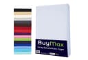 Buymax Spannbettlaken Topper Jersey 100% Baumwolle Weiß Bild 2