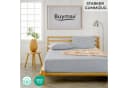 Buymax Spannbettlaken Jersey Silber 97% Baumwolle Bild 1