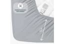 Buymax Spannbettlaken Jersey Silber 97% Baumwolle Bild 4