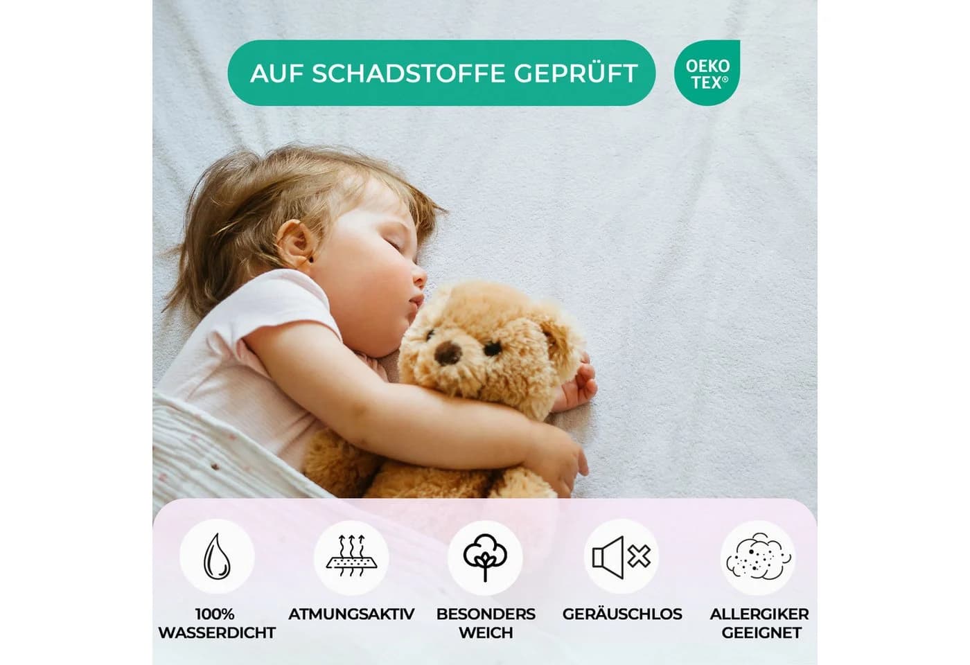 Buymax Matratzenschoner Weiß Wasserdicht & Atmungsaktiv - Bild 5