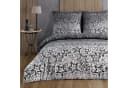 Buymax Bettwäsche Set 155x220 cm Baumwolle Sterne Weiß Grau Bild 2