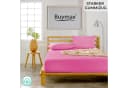 Buymax Spannbettlaken 2-er Set 100% Baumwolle Jersey Rosa Bild 1