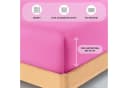 Buymax Spannbettlaken 2-er Set 100% Baumwolle Jersey Rosa Bild 3