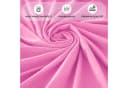 Buymax Spannbettlaken 2-er Set 100% Baumwolle Jersey Rosa Bild 5