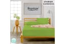 Buymax Spannbettlaken Topper 100% Baumwolle Jersey Grün Bild 1