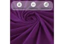 Buymax Spannbettlaken Topper Jersey 100% Baumwolle Aubergine Bild 5