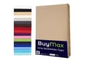 Buymax Spannbettlaken Topper 100% Baumwolle Jersey Beige Bild 2