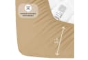Buymax Spannbettlaken Topper 100% Baumwolle Jersey Beige Bild 4
