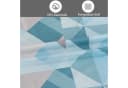 Buymax Bettwäsche Almira Renforcé 100% Baumwolle 135x200 cm Blau Bild 3