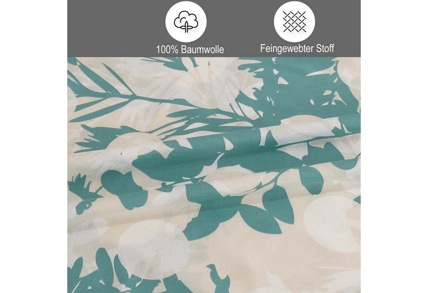 Buymax Bettwäsche Willow 100% Baumwolle Renforcé 2-teilig - Bild 3