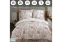 Buymax Bettwäsche Buena Wende-Bettwäsche Blumen Braun Weiß Bild 1