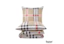 Buymax Bettwäsche Jurado 100% Baumwolle Renforce Beige Karo Bild 5