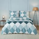Buymax Bettwäsche Anaga 2-tlg. Renforce 100% Baumwolle Blau Petrol Bild 2