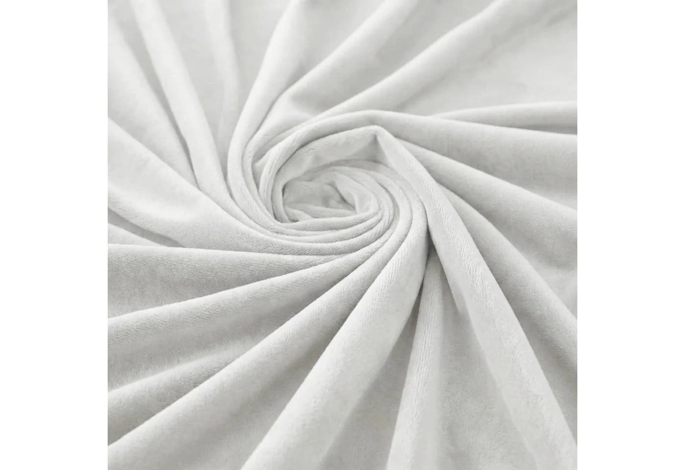 Buymax Spannbettlaken Premium Velours Weiß 80% Baumwolle - Bild 4