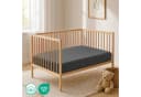 Buymax Spannbettlaken Babybett Kinderbett 100% Baumwolle Jersey Grau Bild 1