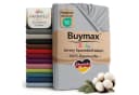 Buymax Spannbettlaken Baby Jersey 100% Baumwolle Silber Bild 2