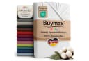 Buymax Spannbettlaken Babybett Kinderbett 100% Baumwolle Weiß Bild 2