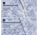 Buymax Wendebettwäsche Nobel 3-teilig Polycotton blau Bild 4