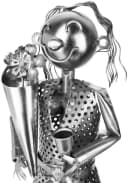 BRUBAKER Weinflaschenhalter Hochzeitspaar Metall Skulptur Bild 3
