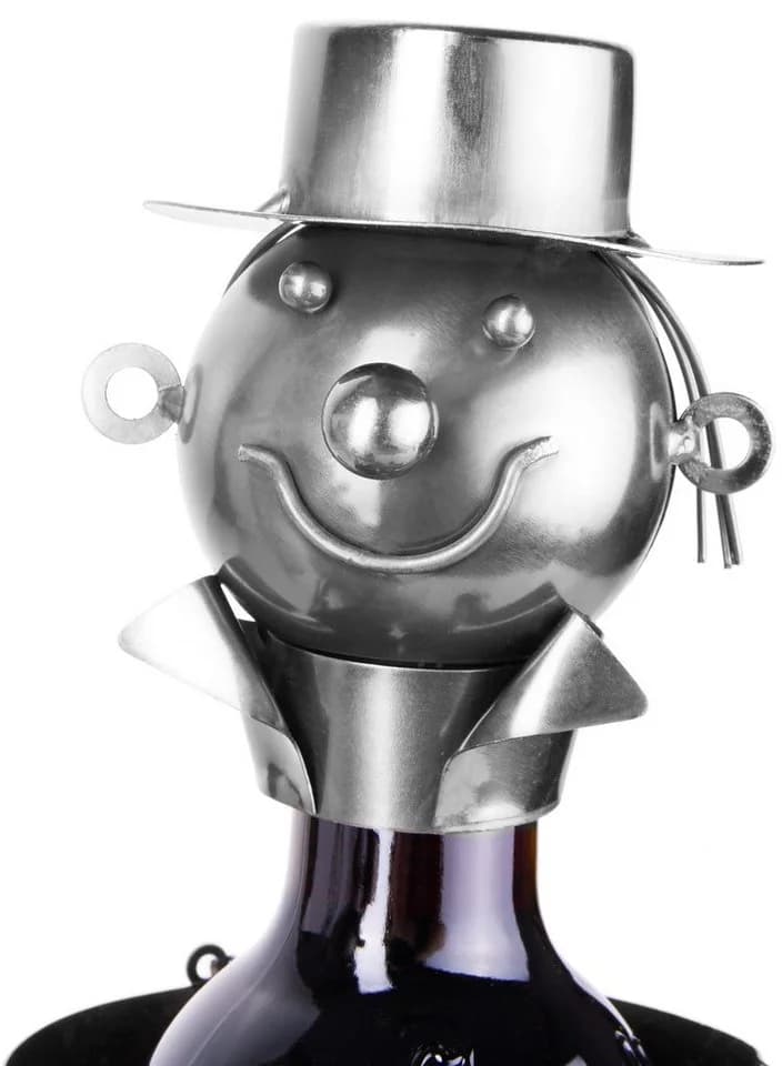 BRUBAKER Weinflaschenhalter Hochzeitspaar Metall Skulptur - Bild 5