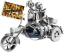 BRUBAKER Weinflaschenhalter Paar auf einem Motorrad Bild 2