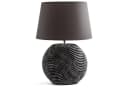 BRUBAKER Tischleuchte Zen Garden Jute Keramik Modern Grau Bild 2