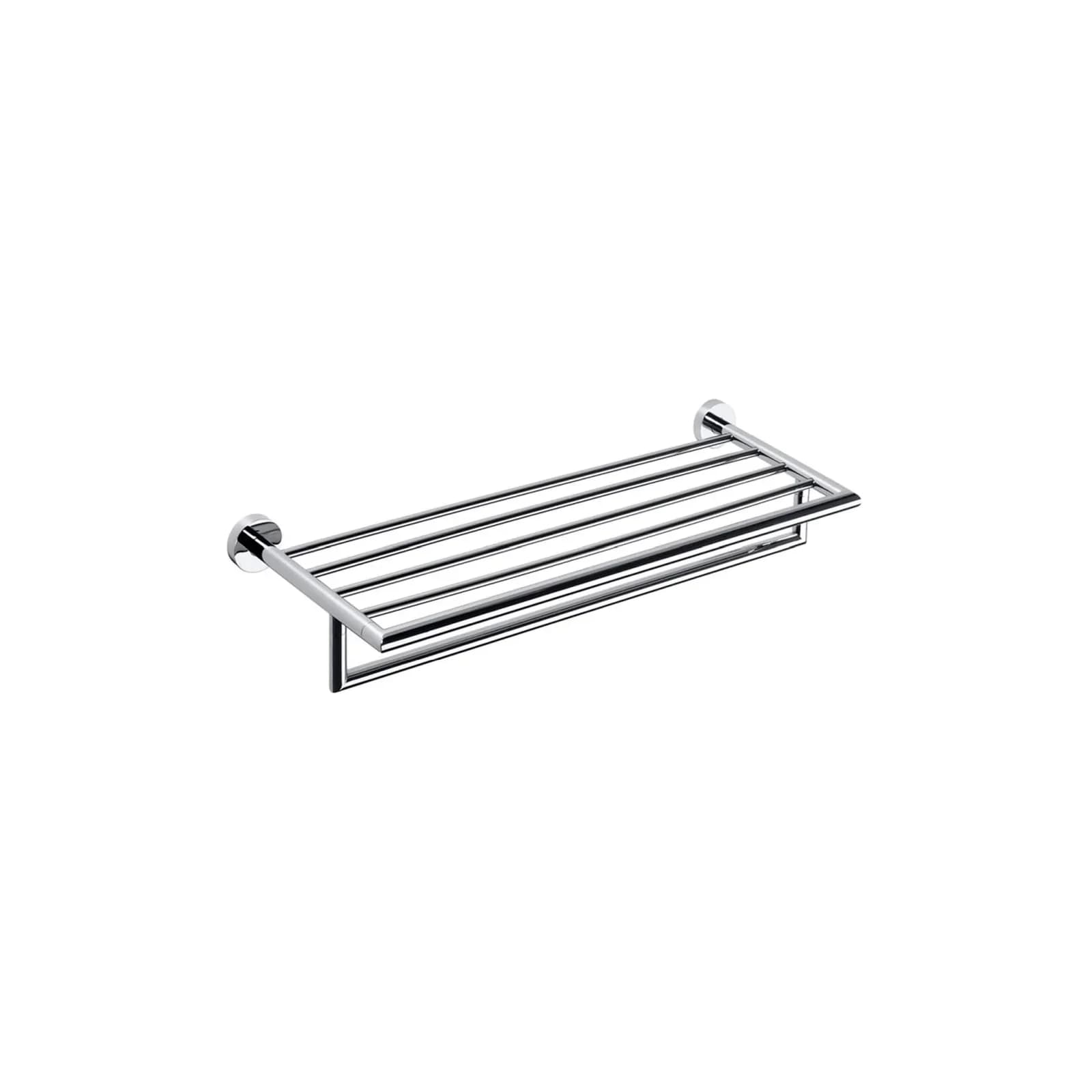 Brillantbad BOMEGA Handtuchablage Messing Chrom poliert 555x120x265 mm