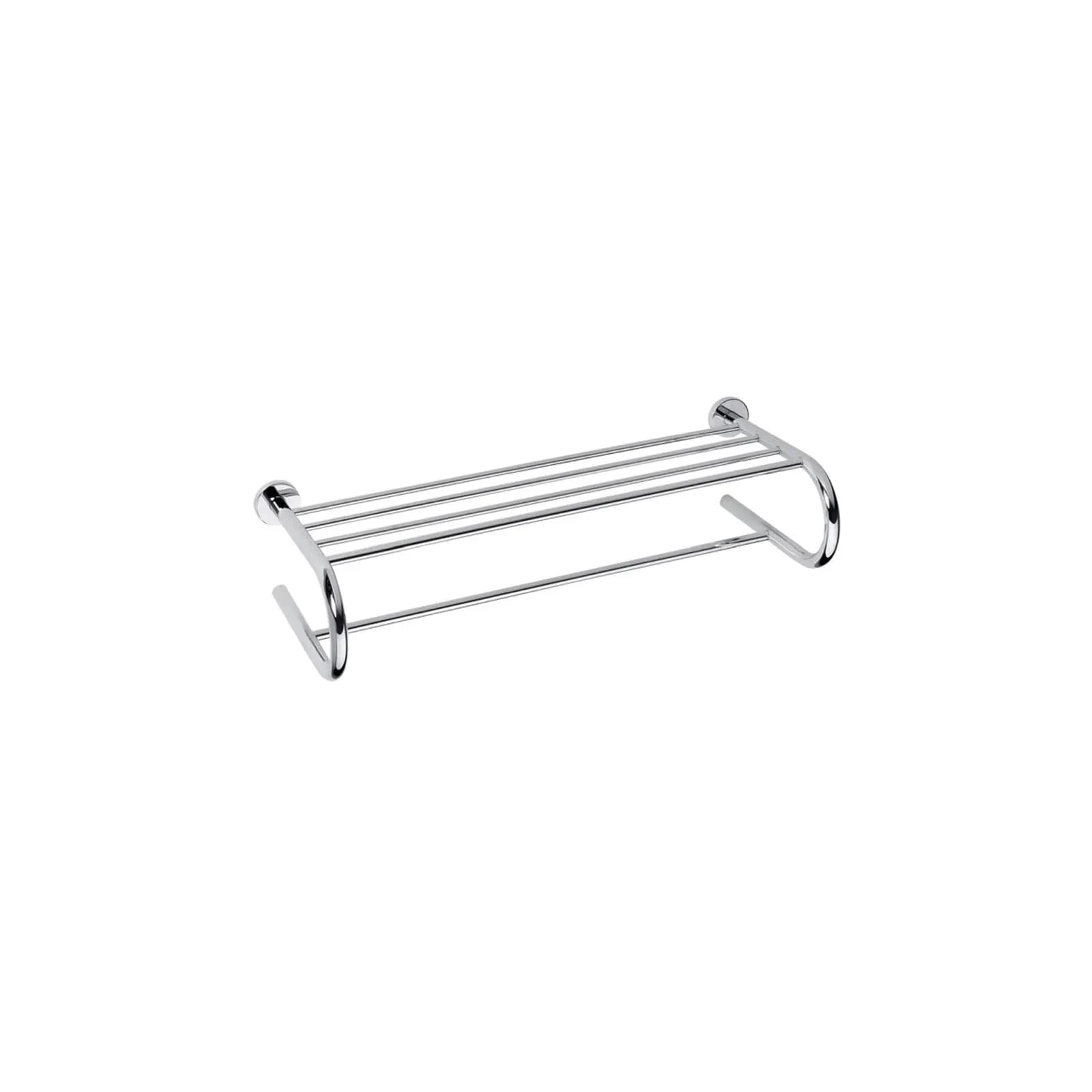 Brillantbad BOMEGA Handtuchablage U-Form Messing Chrom poliert