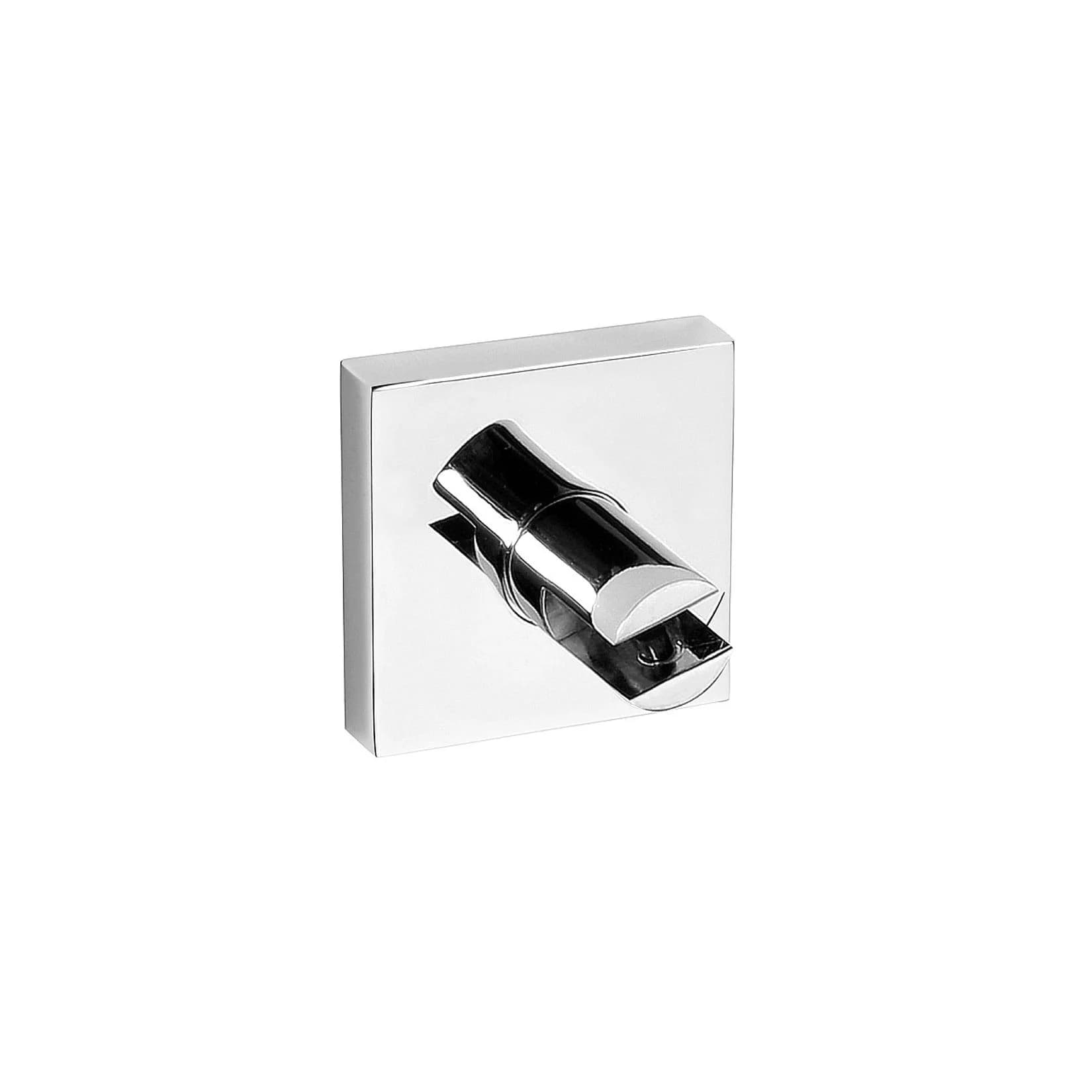 Brillantbad META Glasablagehalter Paar Messing Chrom poliert 55x55x40 mm