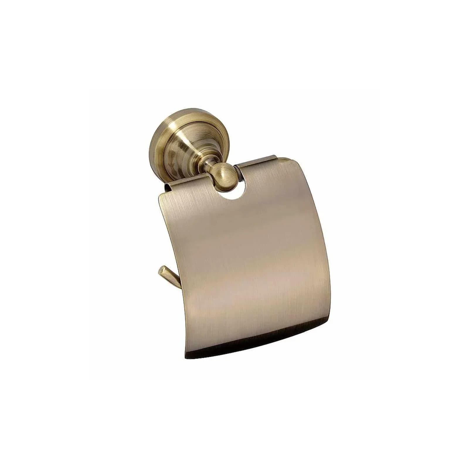 Brillantbad BETRO BRONZE Papierrollenhalter mit Deckel Messing Bronze