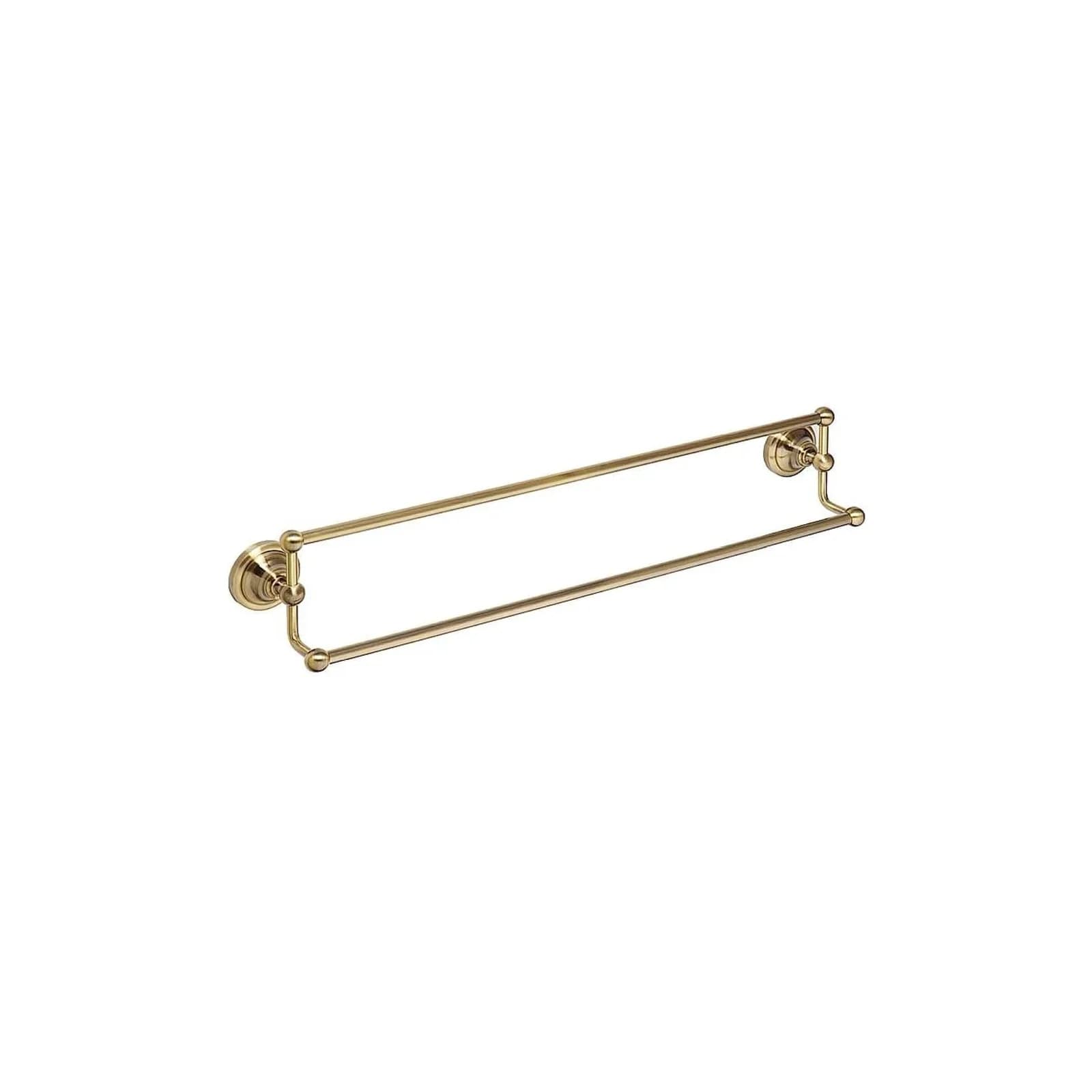 Brillantbad BETRO BRONZE Doppelhandtuchhalter Messing Bronze