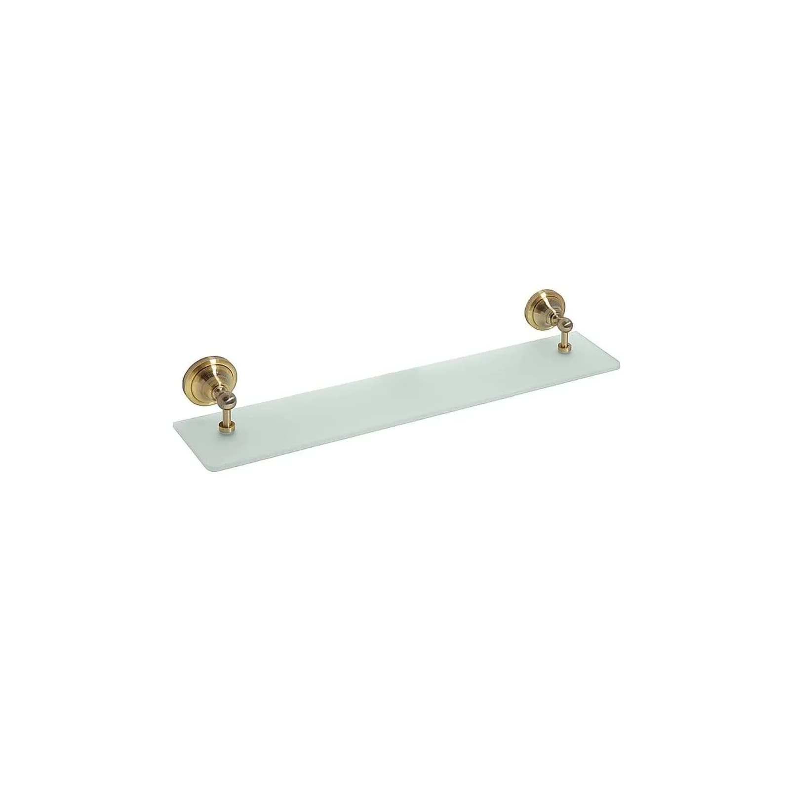Brillantbad BETRO BRONZE Glasablage Messing Glas Bronze 600x87x120 mm