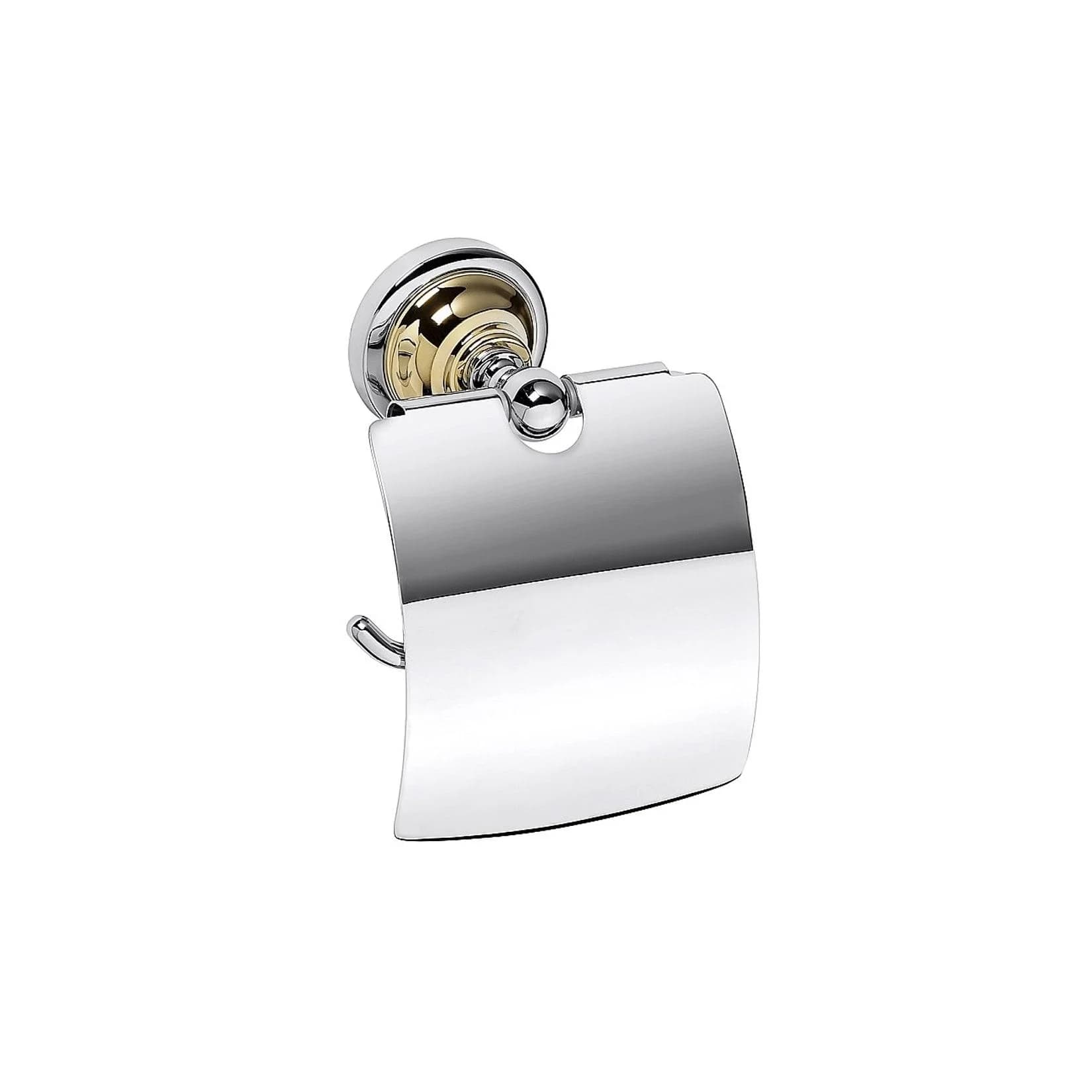 Brillantbad BETRO GOLD Papierrollenhalter Messing Gold Chrom
